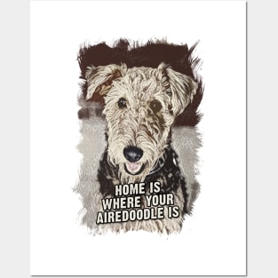 Airedoodle Dog Owner Quote Posters and Art